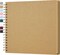 Hardcover Kraft Blank Page DIY Scrapbook Photo Album, 40 Pages (20 Sheets) - Perfect for Wedding Anniversaries, Family Memories, and Small Scrapbooking Projects